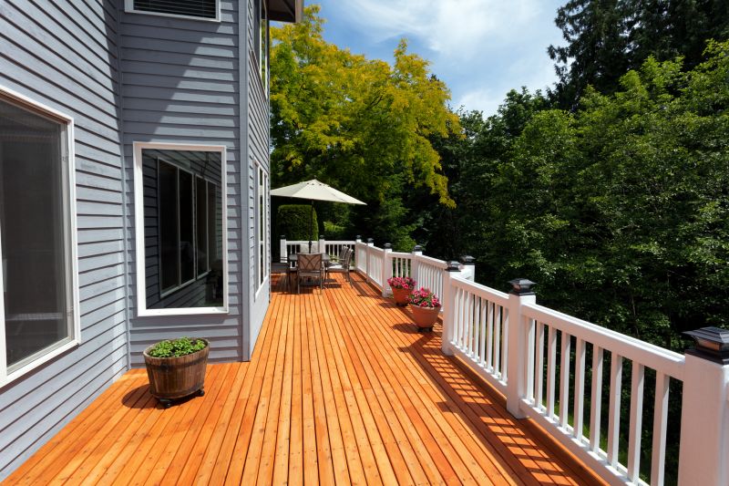 Cedar Deck Installation